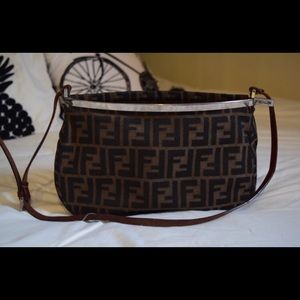 Authentic Fendi shoulder purse